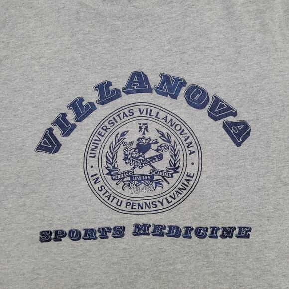 Vintage 80s Villanova University Shirt Large 21x25 Arch-Spellout - Picture 10 of 15
